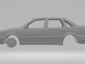 volkswagen passat b3 sedan 1988 3D Baskı Modeli