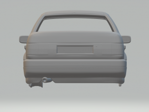 volkswagen passat b3 sedan 1988 3D Baskı Modeli