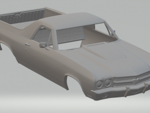chevrolet el camino ss 1970 3D Print Model