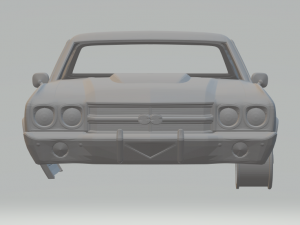 chevrolet el camino ss 1970 3D Принт Модель