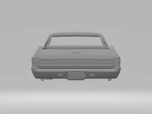 chevrolet el camino ss 1970 3D Принт Модель