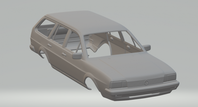 volkswagen passat santana quantum Modello di stampa 3D .c4d .max .obj .3ds .fbx .stl .blend 