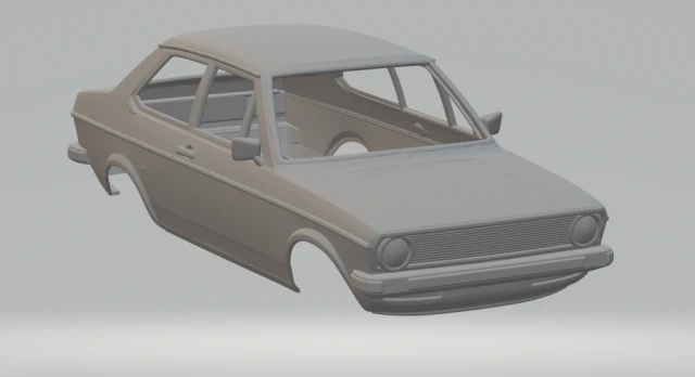 volkswagen derby mk1 1977 3D Print Model .c4d .max .obj .3ds .fbx .stl .blend 