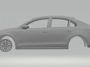 volkswagen jetta 2011 3D-printmodel