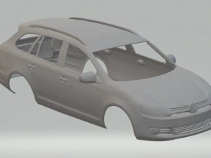 Volkswagen Golf Variante 2010 3D Druckmodell