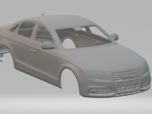 audi a4 sedan 3D Baskı Modeli