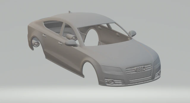 audi a7 sportback 2011 3D Print Model .c4d .max .obj .3ds .fbx .stl .blend