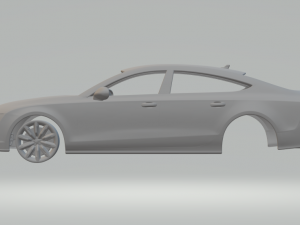audi a7 sportback 2011 3D-printmodel