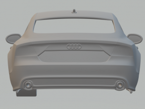 audi a7 sportback 2011 3D-printmodel