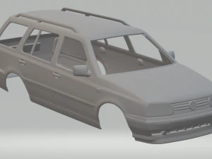 volkswagen golf mk3 variant 3D Print Model