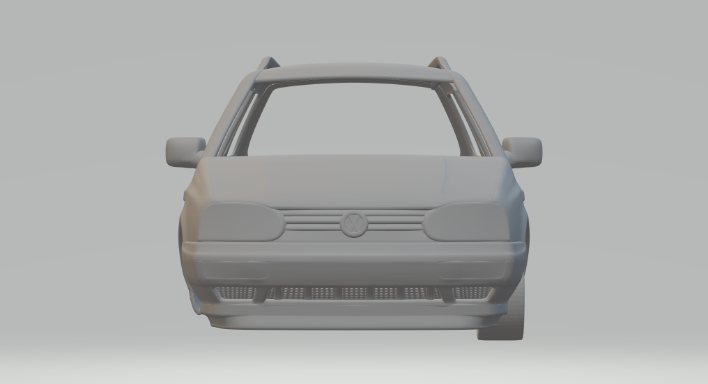 volkswagen golf mk3 variant 3D Print Model in Vehicle 3DExport