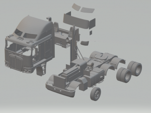 Kenworth k200 tractor truck 2010 3Dプリントモデル