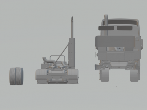 Kenworth k200 tractor truck 2010 3D Print Model