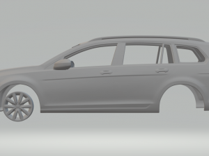 volkswagen golf mk7 variant 3D 打印模型