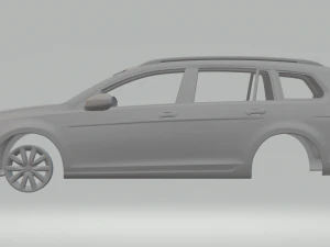 volkswagen golf mk7 variant 3D Print Model