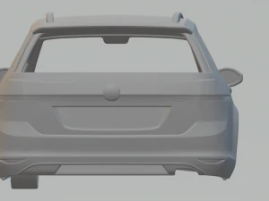 volkswagen golf mk7 variant 3D Print Model