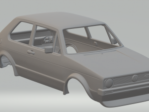 volkswagen golf mk1 gti 75 3D प्रिंट मॉडल