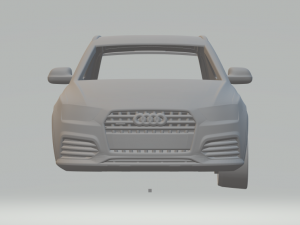 audi q3 2015 3D 프린트 모델