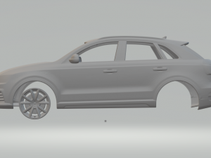 audi q3 2015 3D 프린트 모델