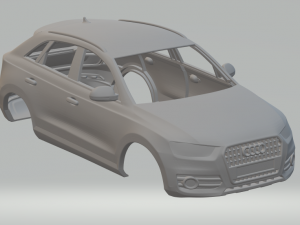 audi q3 3Dプリントモデル