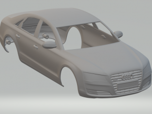 audi a8 Modèles 3D en vedette