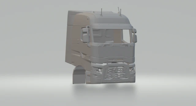 Renault trucks t range 3D Print Model .c4d .max .obj .3ds .fbx .stl .blend 