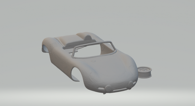 porsche 718 spyder rs 3Dプリントモデル .c4d .max .obj .3ds .fbx .stl .blend 