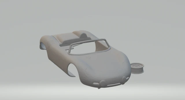 porsche 718 spyder rs 3D Print Model .c4d .max .obj .3ds .fbx .stl .blend 