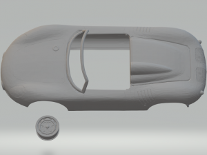 porsche 718 spyder rs 3Dプリントモデル