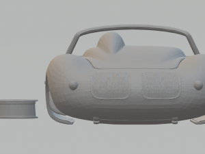 porsche 718 spyder rs 3Dプリントモデル