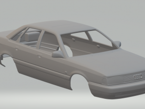 audi 200 sedan 1983 Modelo de impresión 3D