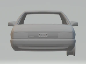 audi 200 sed&atilde; 1983 Modelo de Impressão 3D