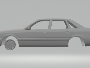 audi 200 sedan 1983 3D Print Model