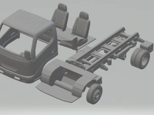 도요타 하이에이스 트럭 3D 프린트 모델