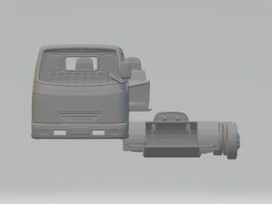 toyota hiace truck 3D Print Model