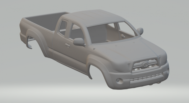 toyota tacoma access cab 11 Modelo de Impressão 3D .c4d .max .obj .3ds .fbx .stl .blend 