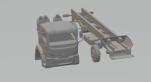 agrale 14000s 42 3Dプリントモデル .c4d .max .obj .3ds .fbx .stl .blend 