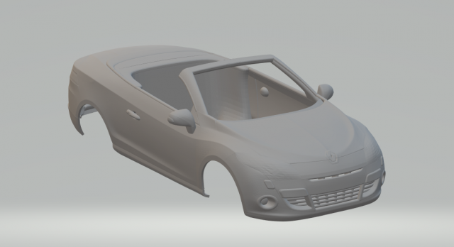 renault megane cabriolet Modèles 3D en vedette .c4d .max .obj .3ds .fbx .stl .blend 