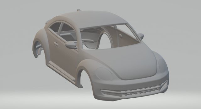 volkswagen beetle 3D Принт Модель .c4d .max .obj .3ds .fbx .stl .blend 