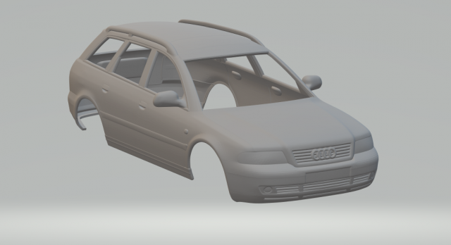 audi a4 avant mk1 1993-2000 Modelo de impresión 3D .c4d .max .obj .3ds .fbx .stl .blend 