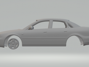 audi a4 sedan mk1 1993-2000 3D Baskı Modeli