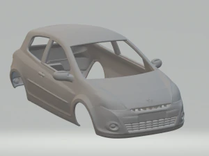 renault clio hatch 3D Print Model