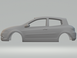renault clio hatch 3D 프린트 모델