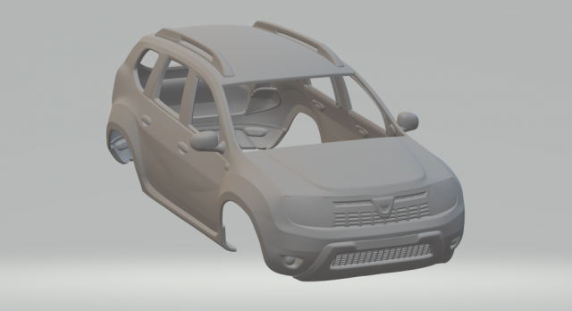 dacia duster Modèles 3D en vedette .c4d .max .obj .3ds .fbx .stl .blend 