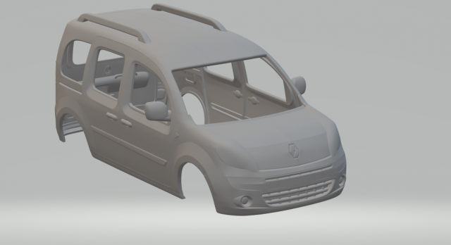 renault kangoo 2010 Modelo de Impressão 3D .c4d .max .obj .3ds .fbx .stl .blend 