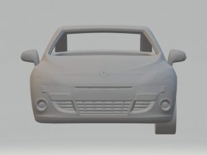 renault megane coupe 3D 프린트 모델