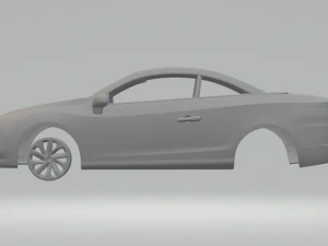 renault megane coupe 3D Print Model