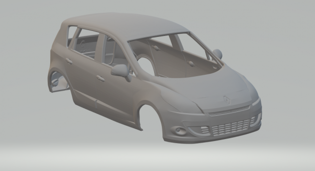renault scenic 2010 Modelo de impresión 3D .c4d .max .obj .3ds .fbx .stl .blend 