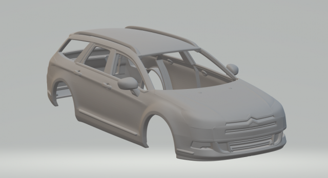 citroen c5 tourer 3D 프린트 모델 .c4d .max .obj .3ds .fbx .stl .blend 