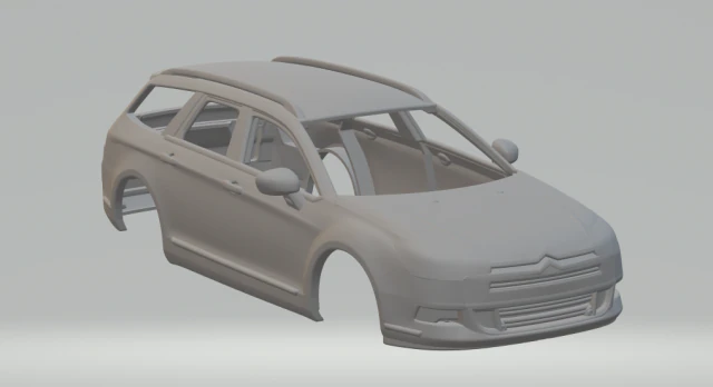 citroen c5 tourer 3D Print Model .c4d .max .obj .3ds .fbx .stl .blend 